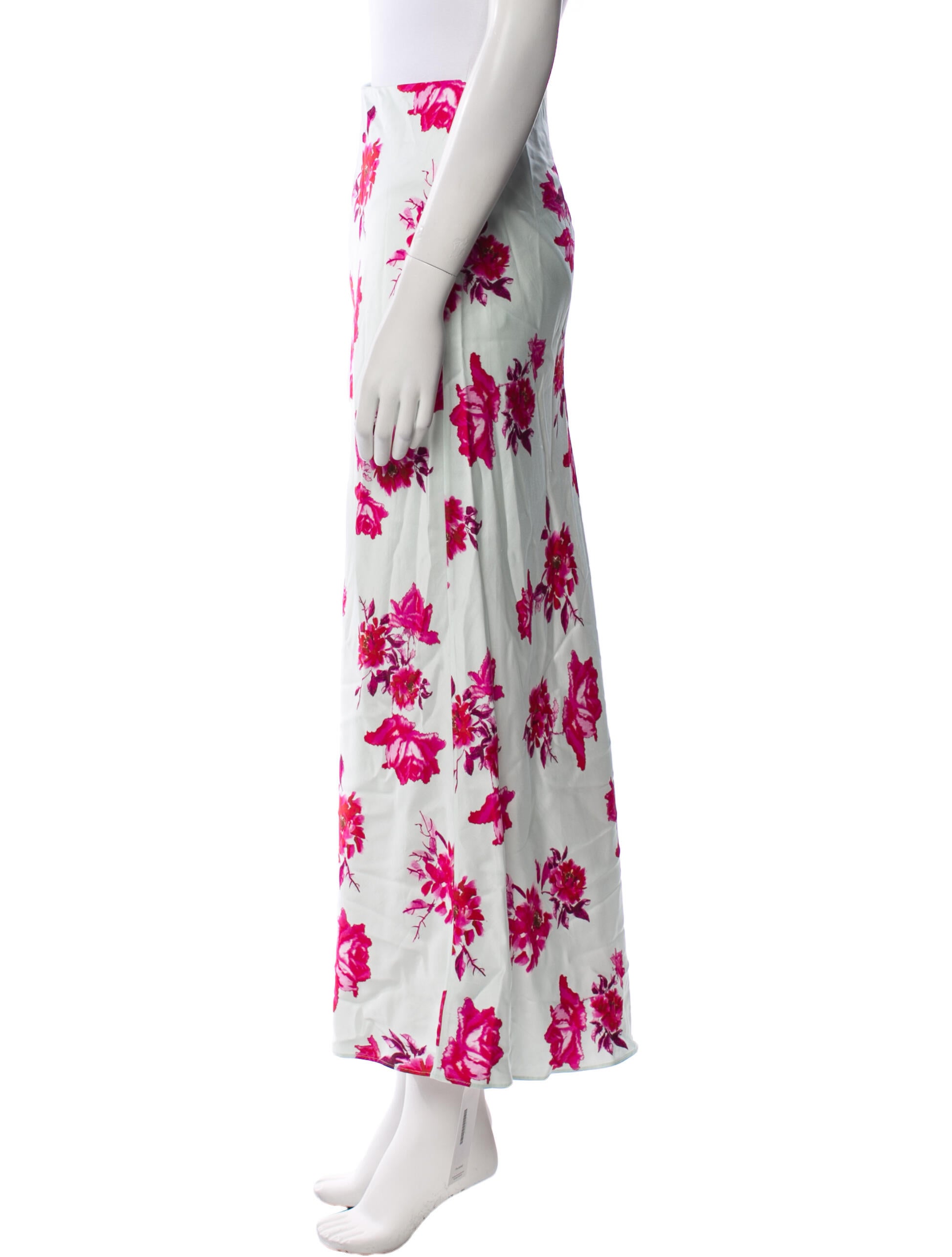 Favorite Daughter Floral Print Midi Length Skirt