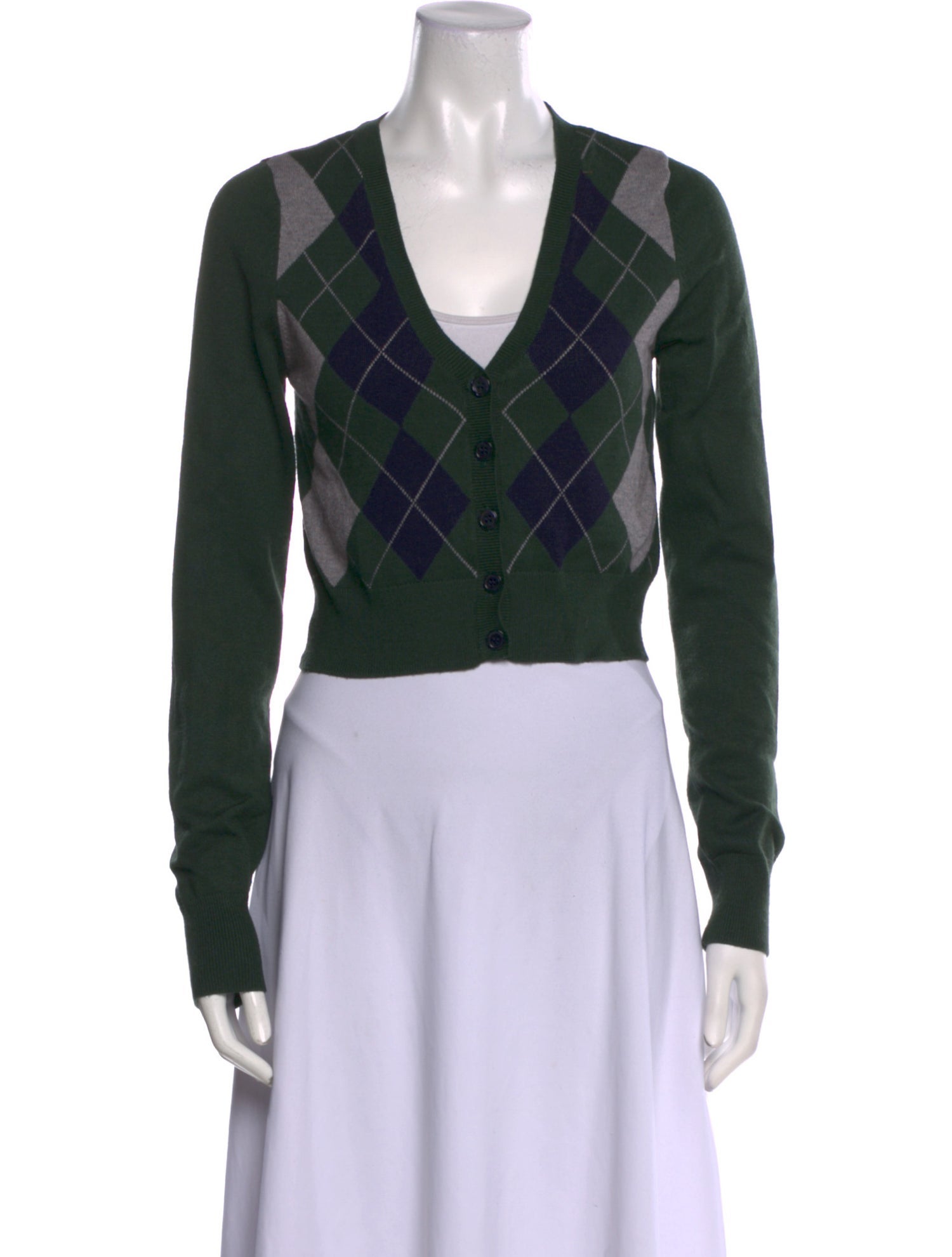 Favorite Daughter Plaid Print V-Neck Sweater