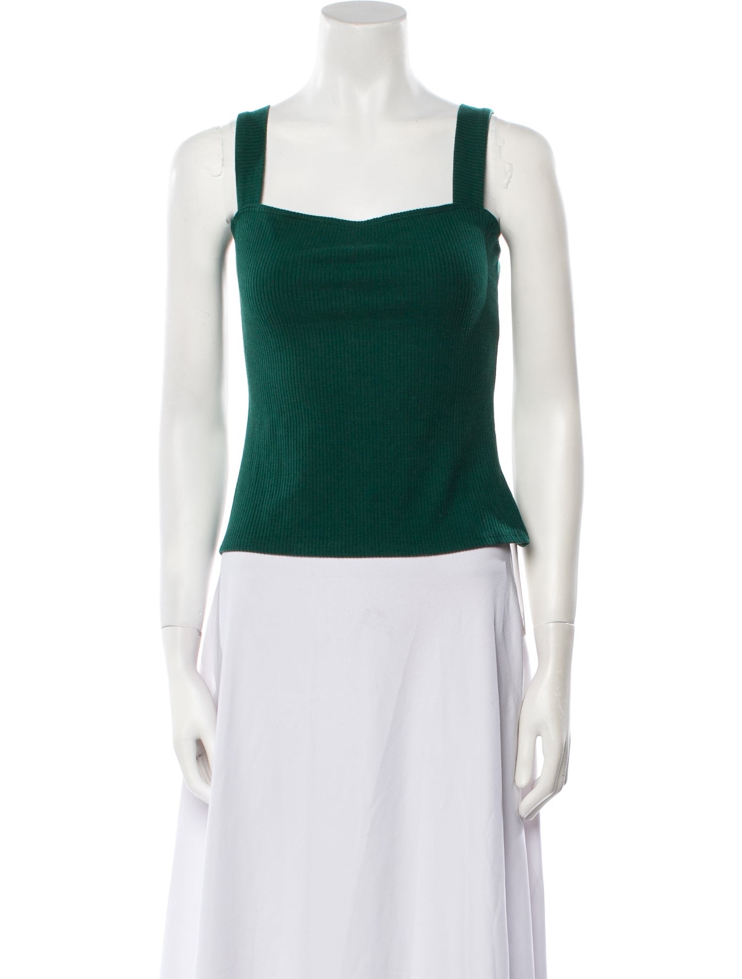 Favorite Daughter Square Neckline Sleeveless Crop Top