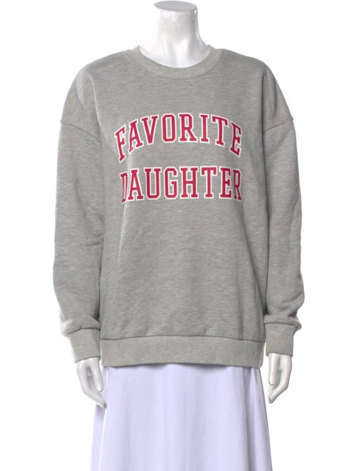 Favorite Daughter Graphic Print Crew Neck Sweatshirt