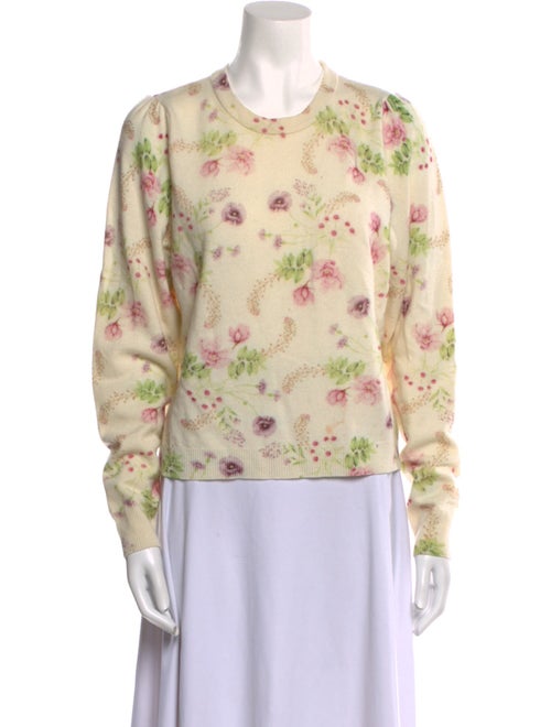 Favorite Daughter Wool Floral Print Sweater