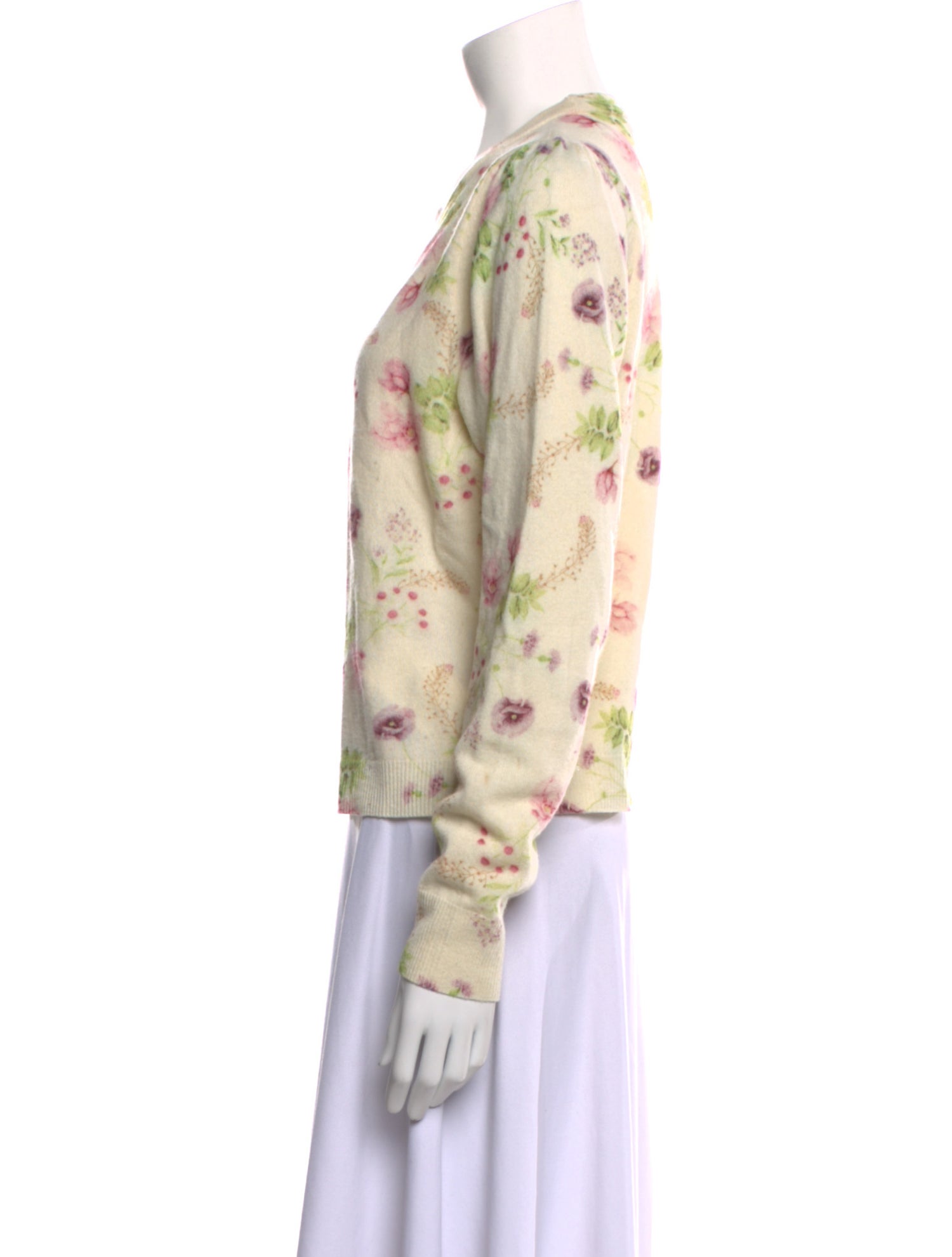 Favorite Daughter Wool Floral Print Sweater