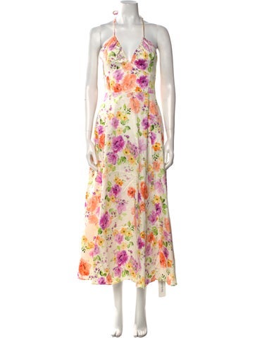 Favorite Daughter Dresses Floral Print Long Dress US 4 | S
