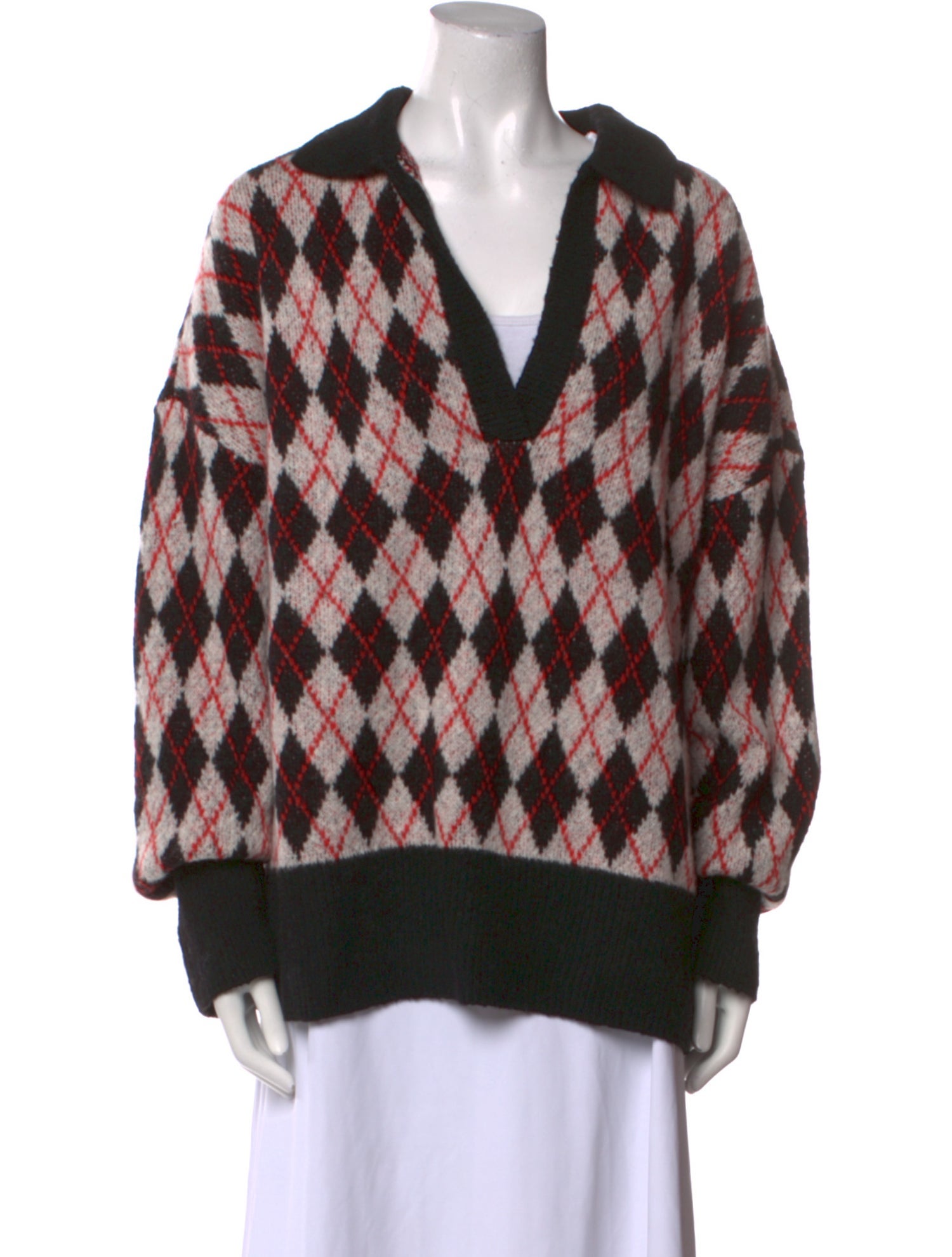 Favorite Daughter Merino Wool Printed Sweater