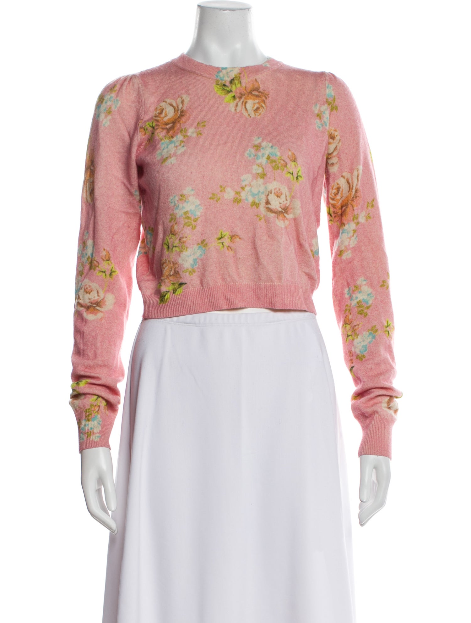 Favorite Daughter Wool Floral Print Sweatshirt