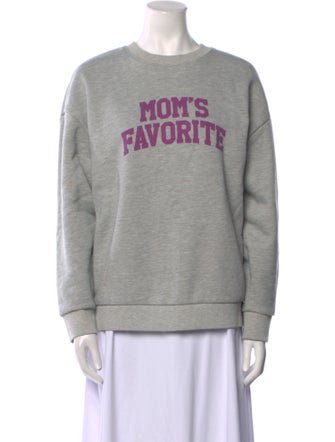 Favorite Daughter Graphic Print Crew Neck Sweatshirt