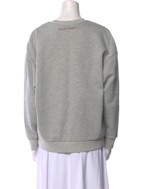 Favorite Daughter Graphic Print Crew Neck Sweatshirt