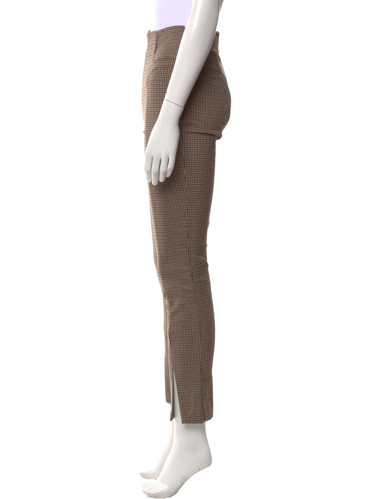 Favorite Daughter Plaid Print Straight Leg Pants