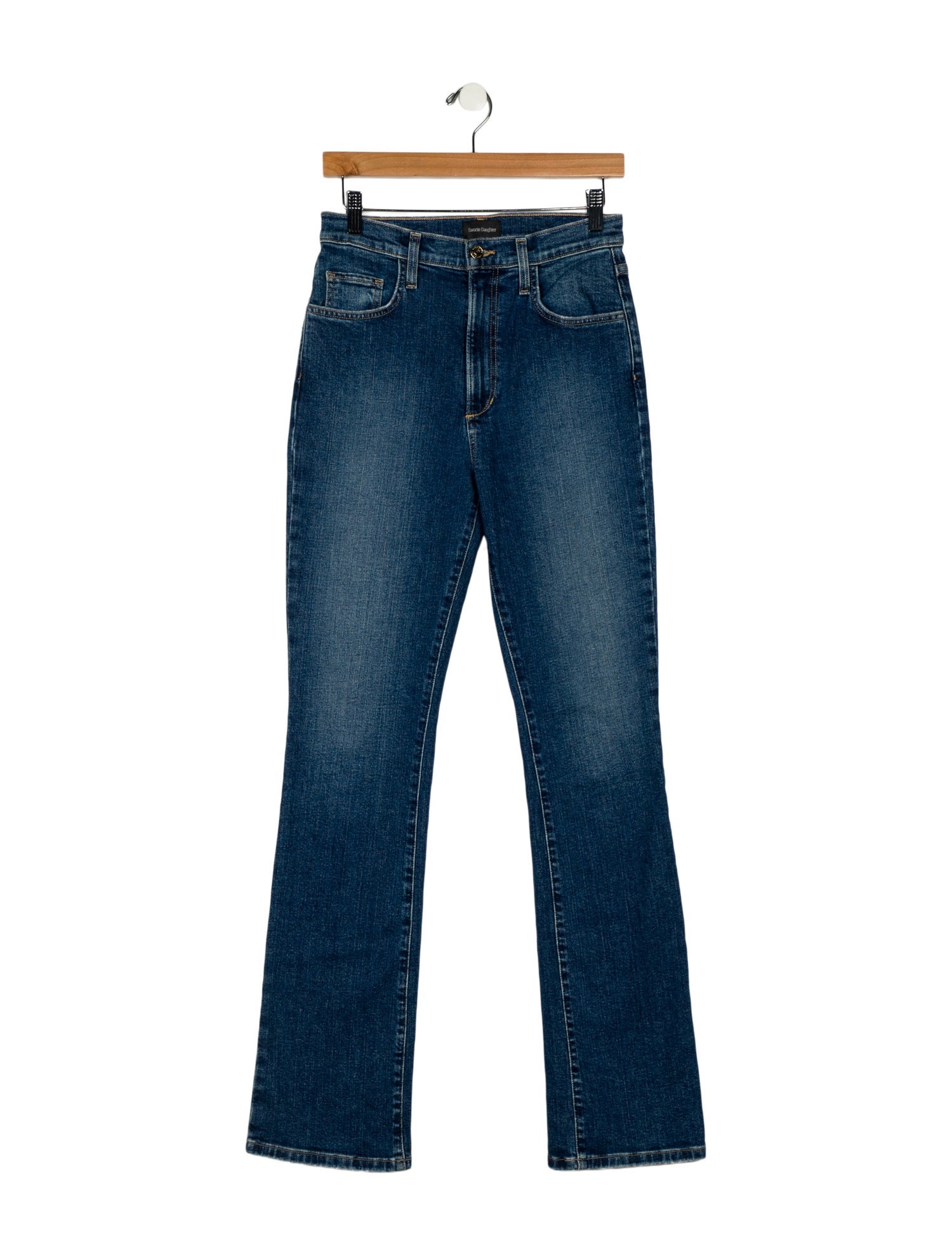 Favorite Daughter High-Rise Straight Leg Jeans