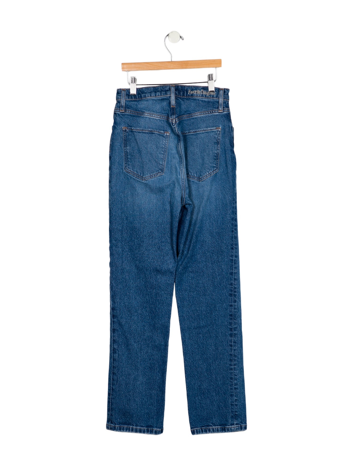 Favorite Daughter High-Rise Straight Leg Jeans
