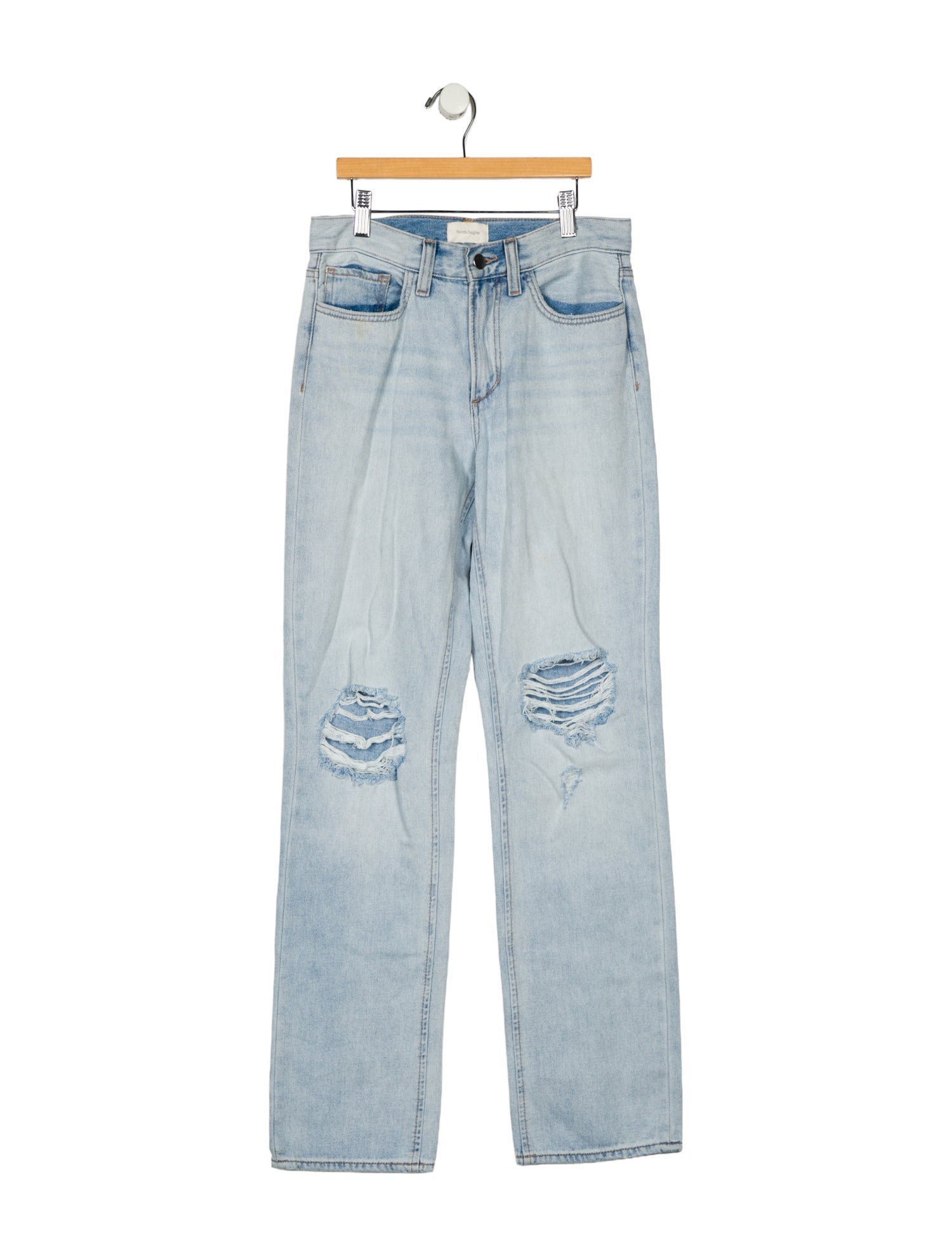 Favorite Daughter Mid-Rise Straight Leg Jeans