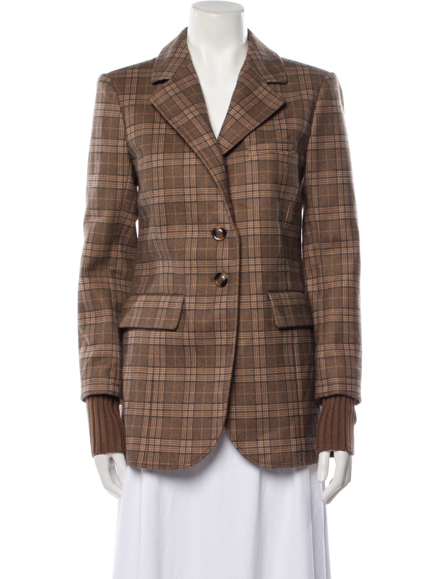 Favorite Daughter Plaid Print Blazer