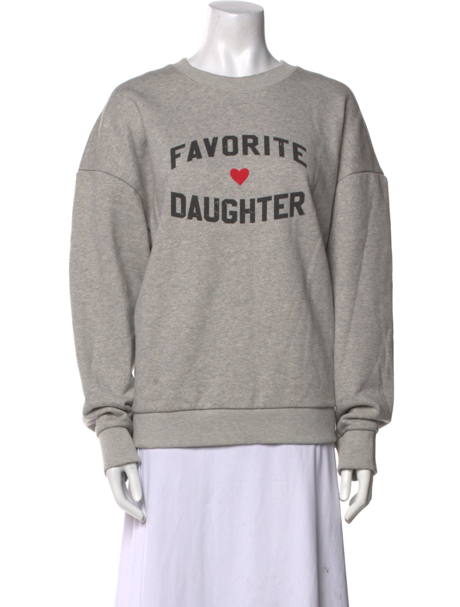 Favorite Daughter Graphic Print Crew Neck Sweater