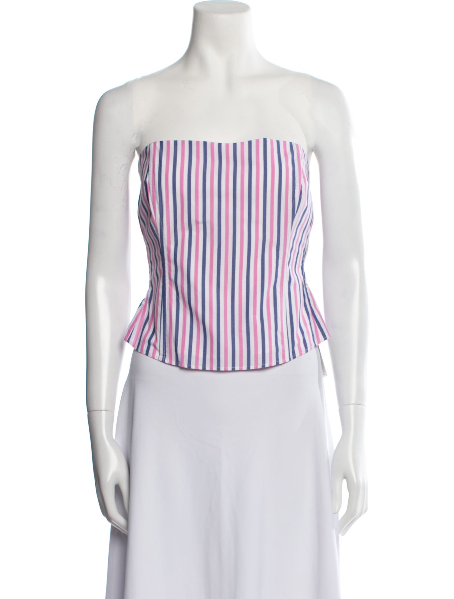 Favorite Daughter Striped Strapless Crop Top w/ Tags