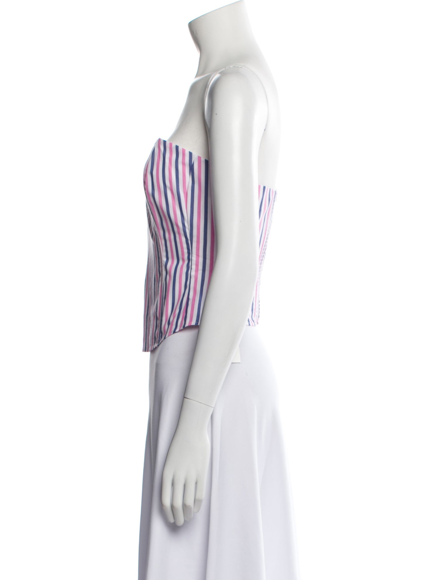 Favorite Daughter Striped Strapless Crop Top w/ Tags