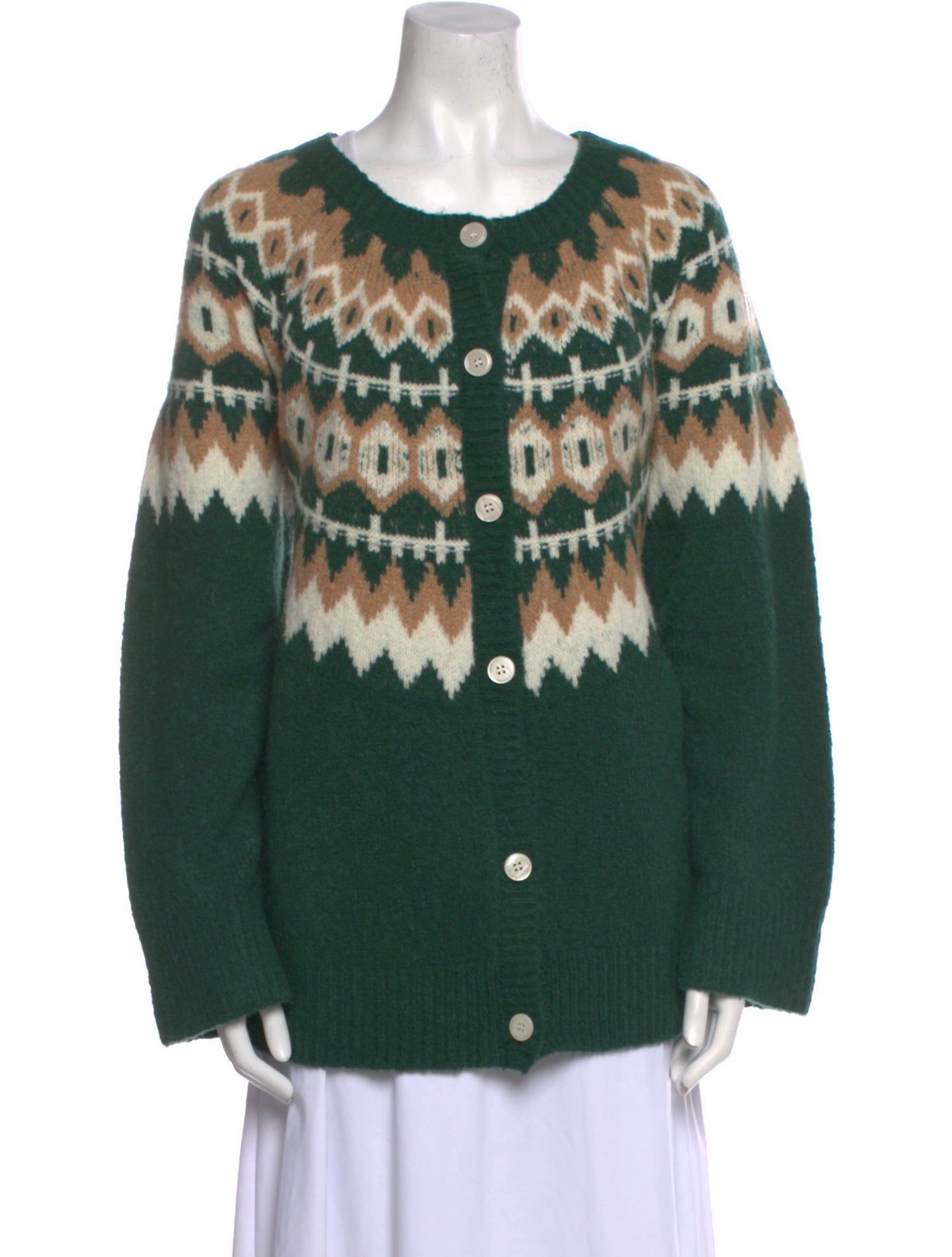Favorite Daughter Merino Wool Printed Sweater