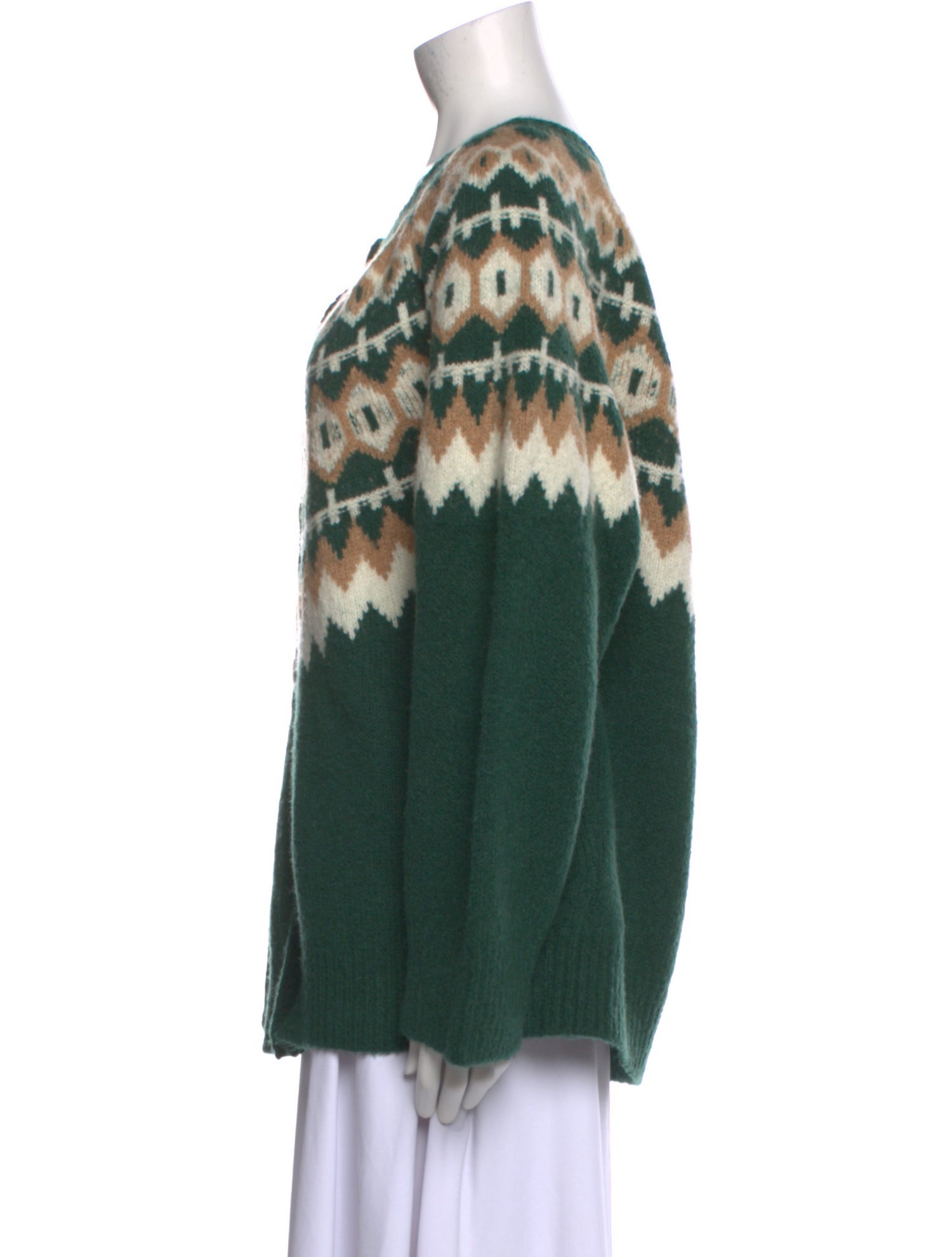 Favorite Daughter Merino Wool Printed Sweater