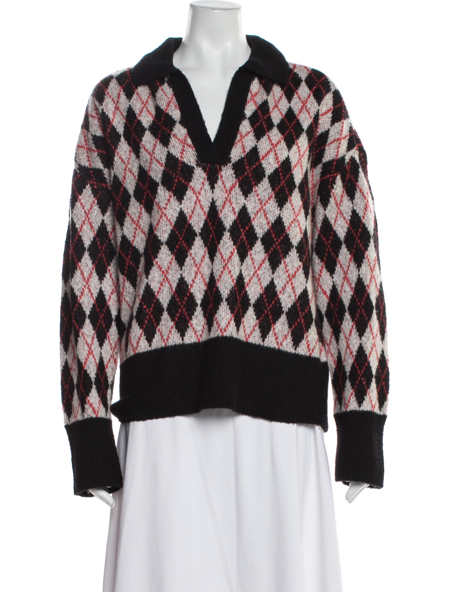 Favorite Daughter Merino Wool Printed Sweater