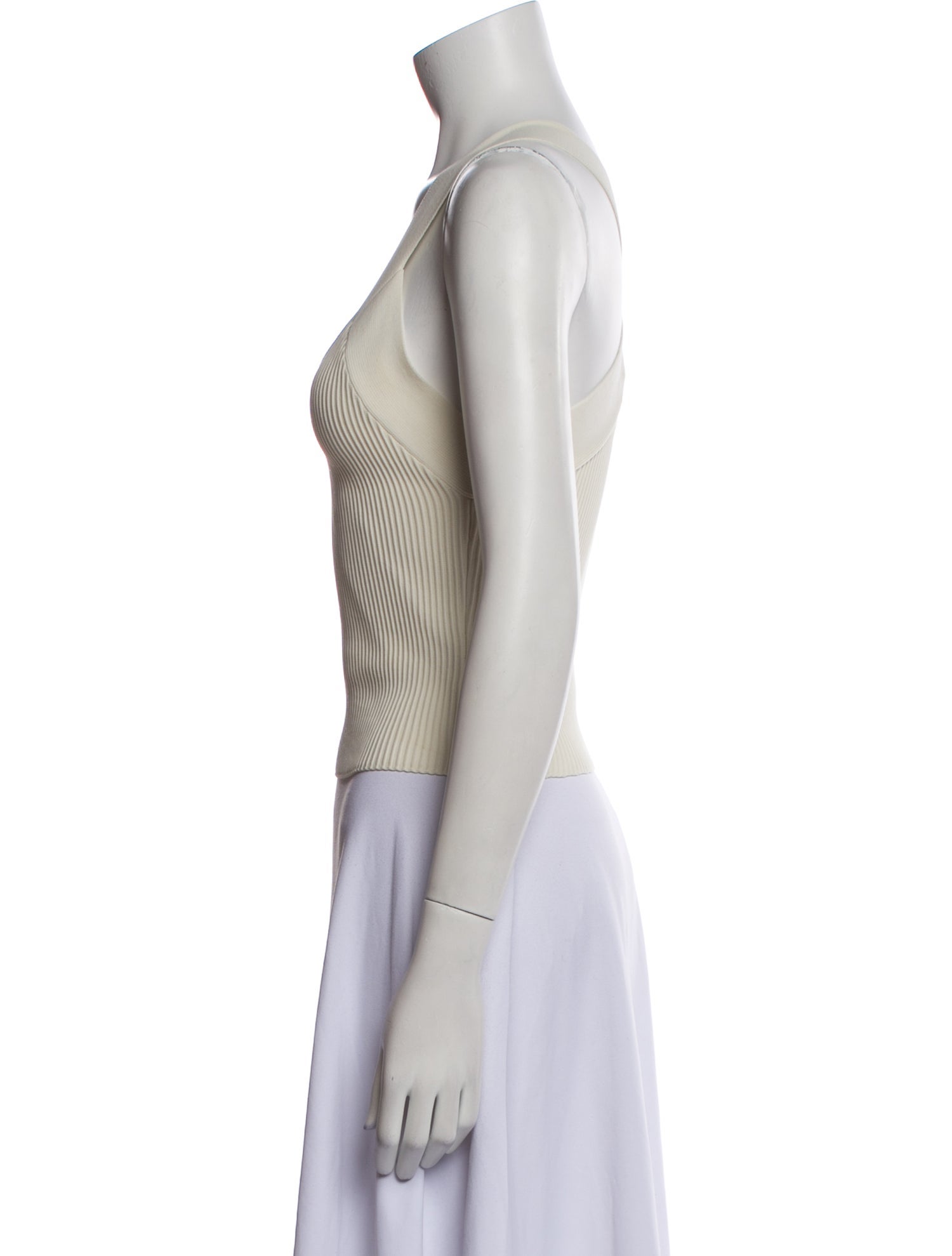 Favorite Daughter V-Neck Sleeveless Crop Top