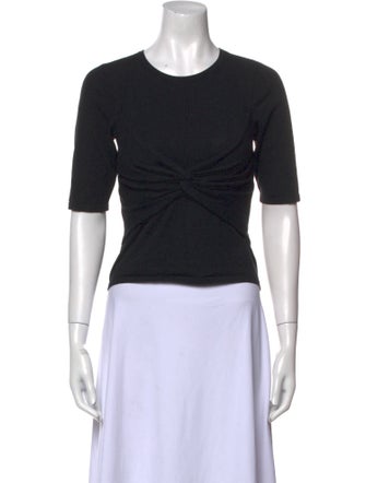 Favorite Daughter Crew Neck Short Sleeve Crop Top