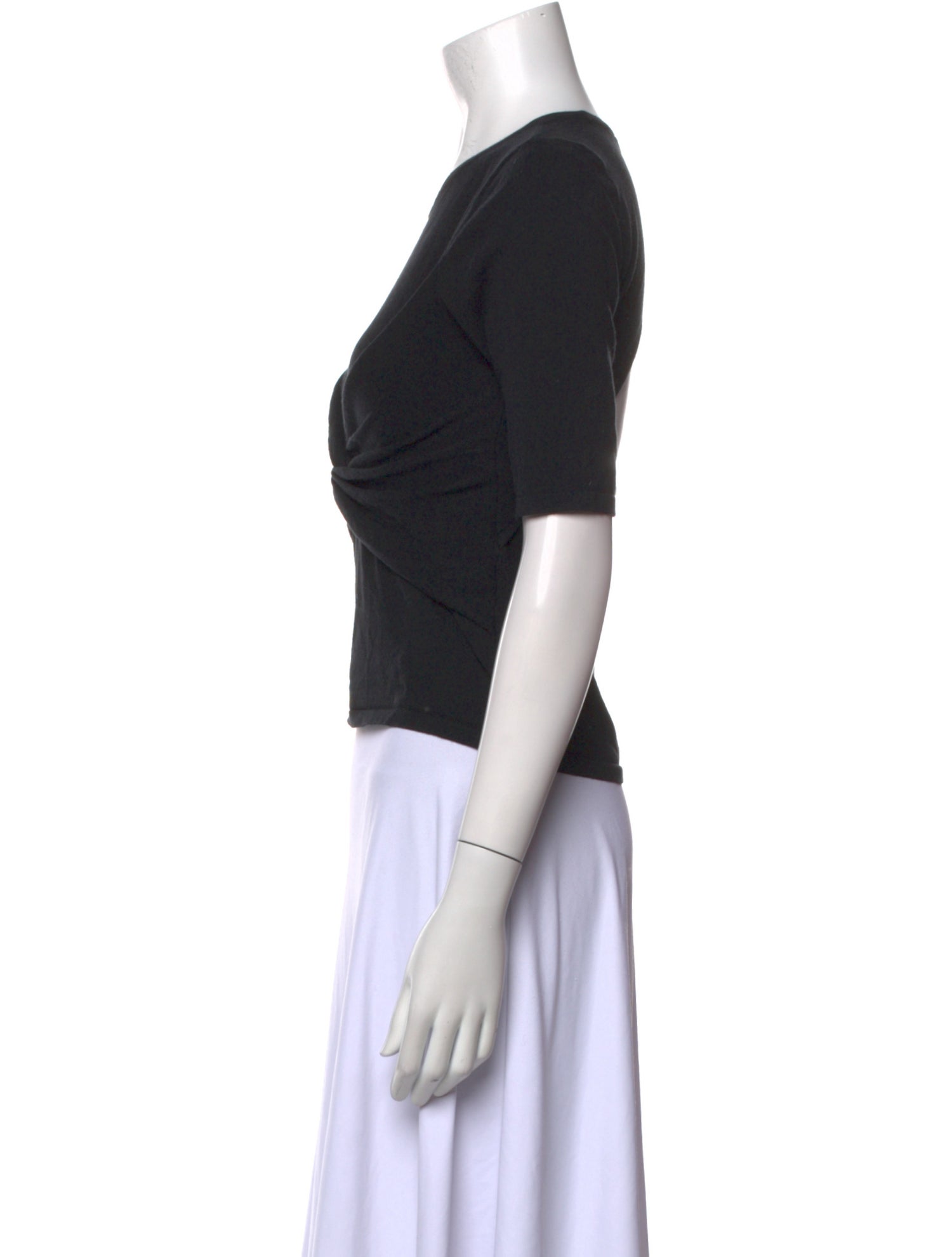 Favorite Daughter Crew Neck Short Sleeve Crop Top