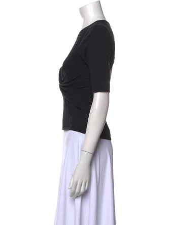 Favorite Daughter Crew Neck Short Sleeve Crop Top