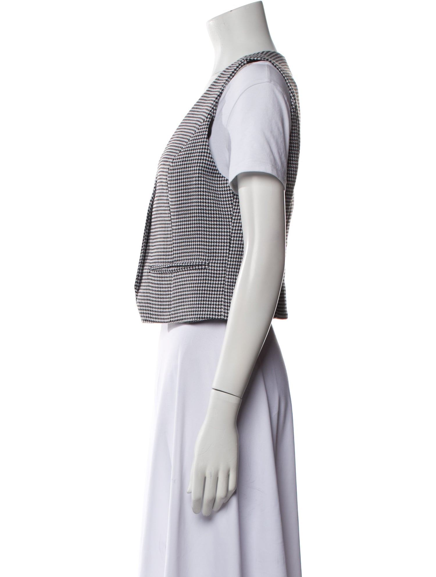 Favorite Daughter Houndstooth Print Vest