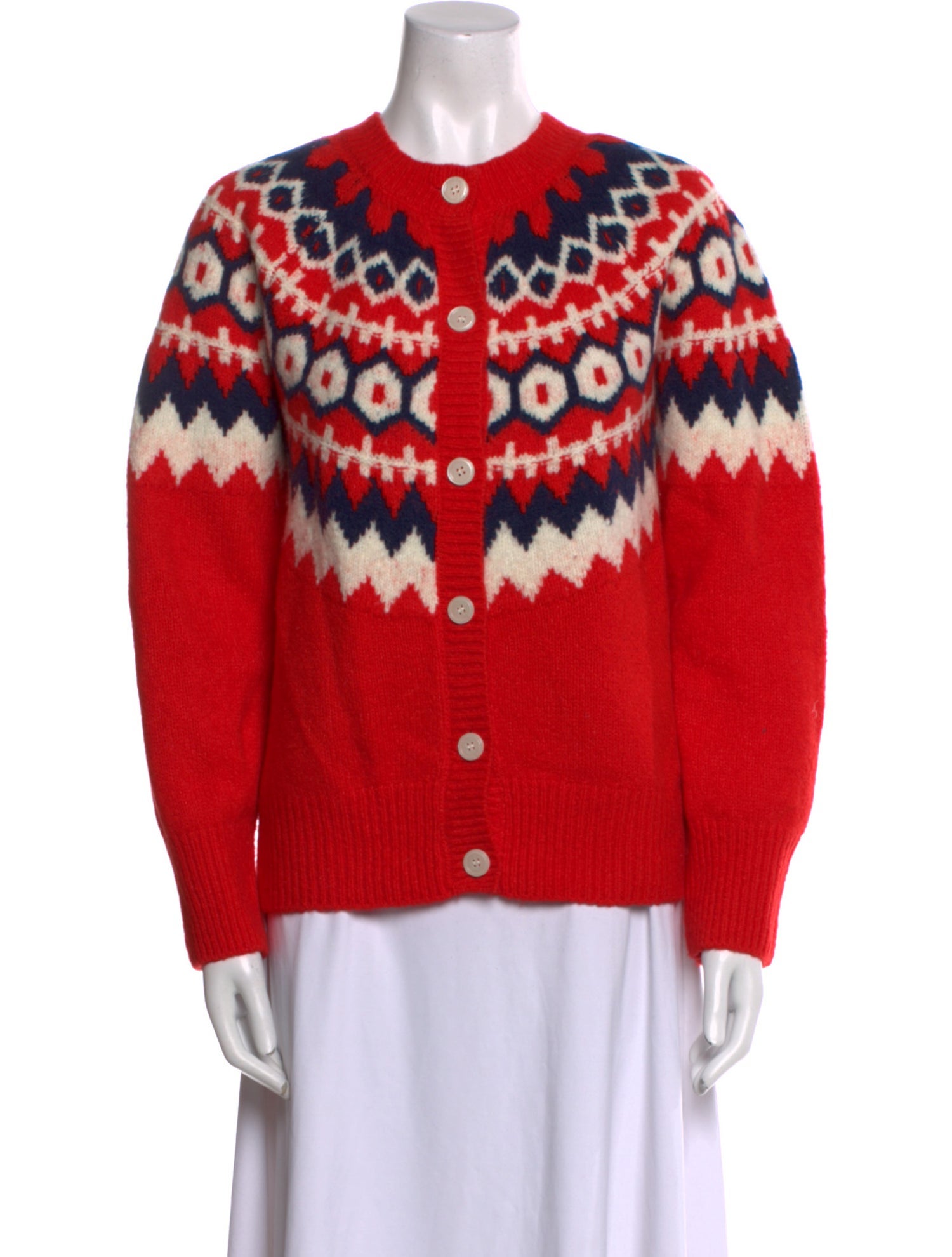 Favorite Daughter Merino Wool Printed Sweater