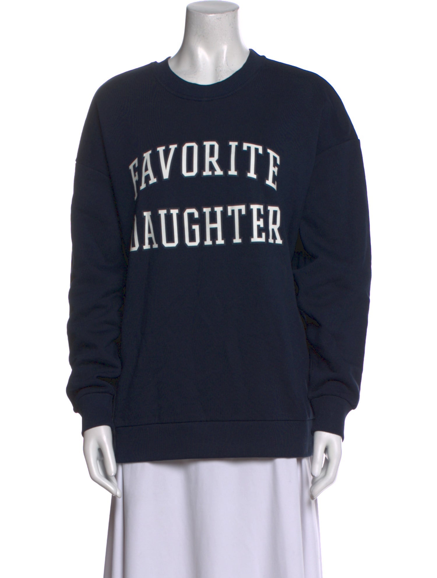 Favorite Daughter Graphic Print Crew Neck Sweatshirt