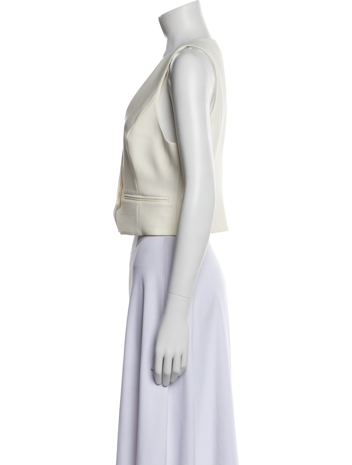 Favorite Daughter V-Neck Sleeveless Crop Top