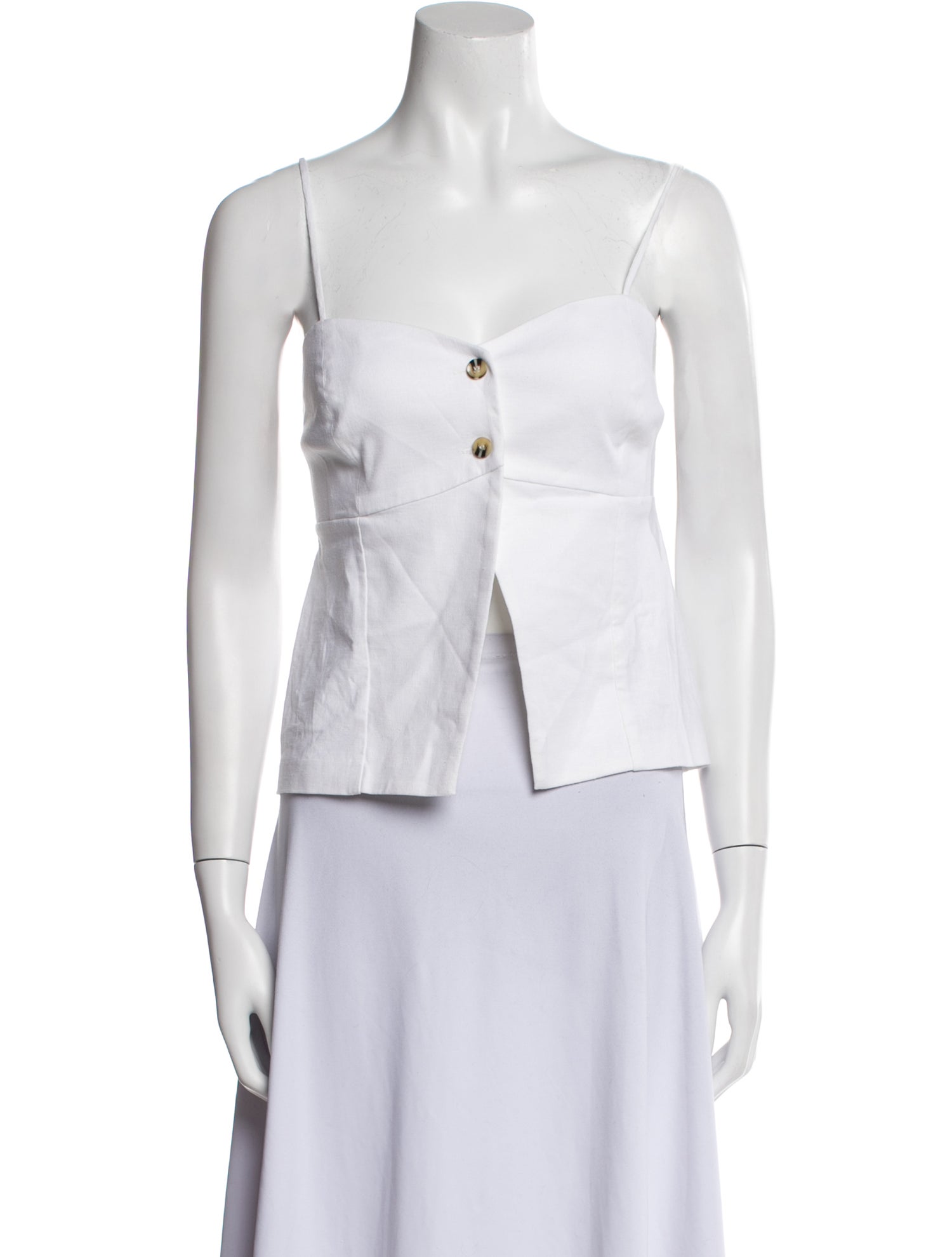 Favorite Daughter Square Neckline Sleeveless Crop Top