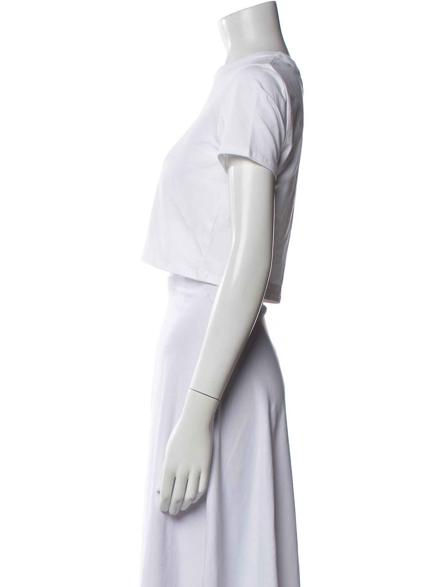 Favorite Daughter Crew Neck Short Sleeve Crop Top