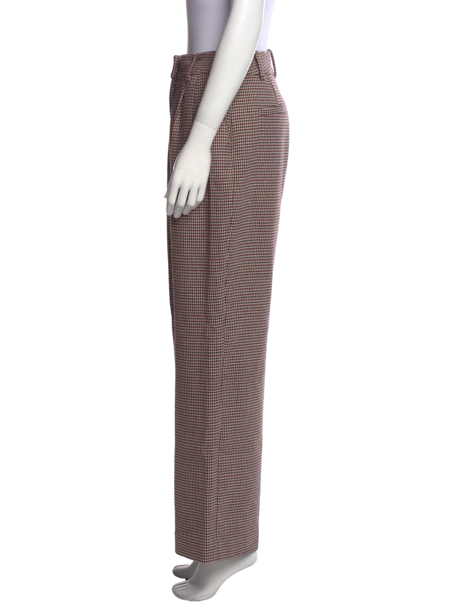 Favorite Daughter Houndstooth Print Wide Leg Pants