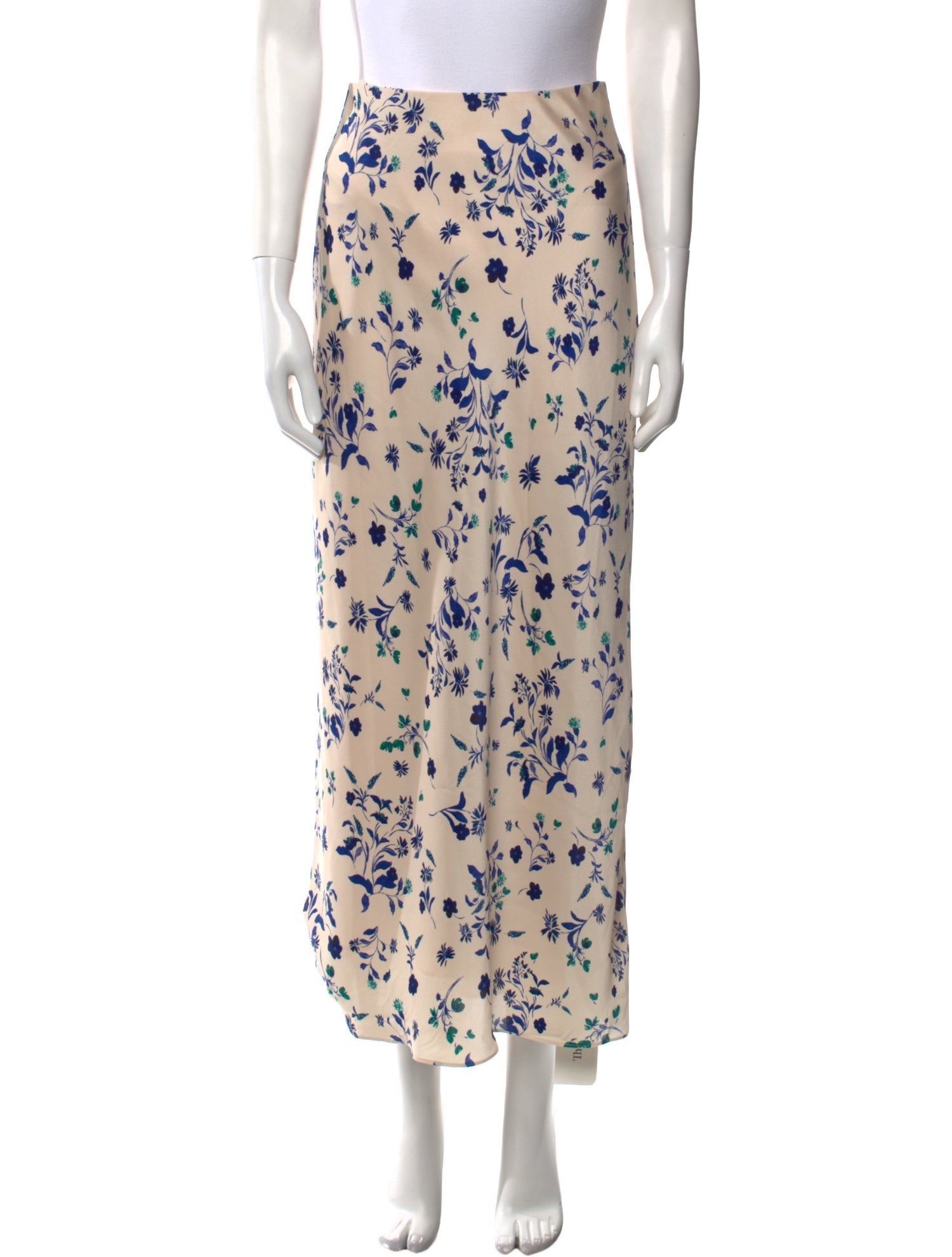 Favorite Daughter Floral Print Midi Length Skirt