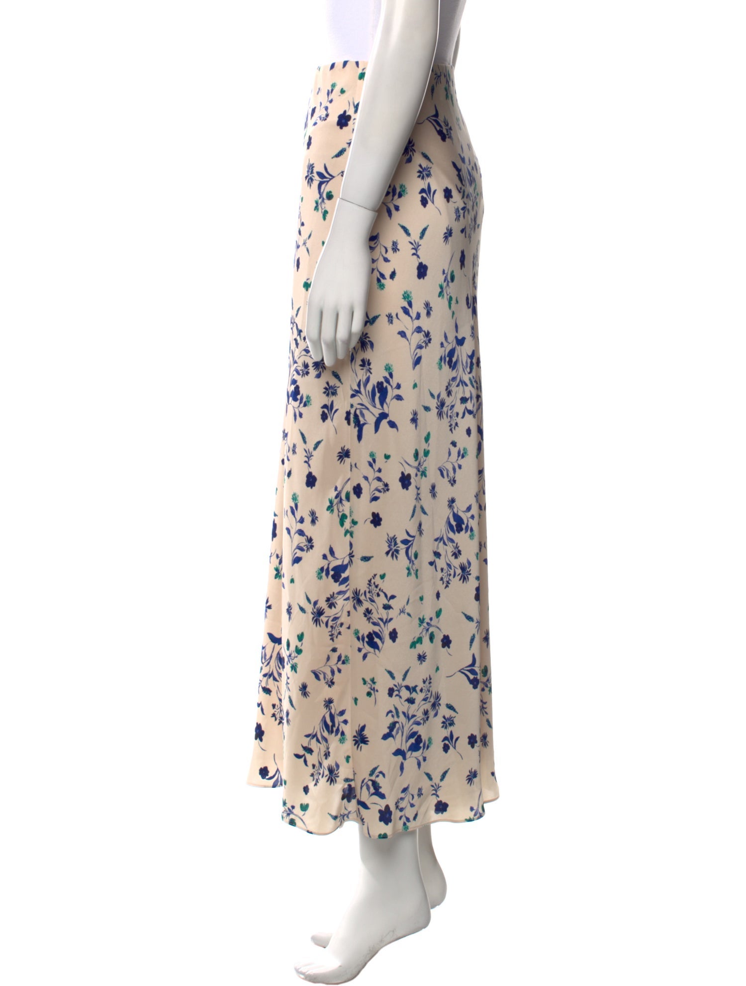 Favorite Daughter Floral Print Midi Length Skirt