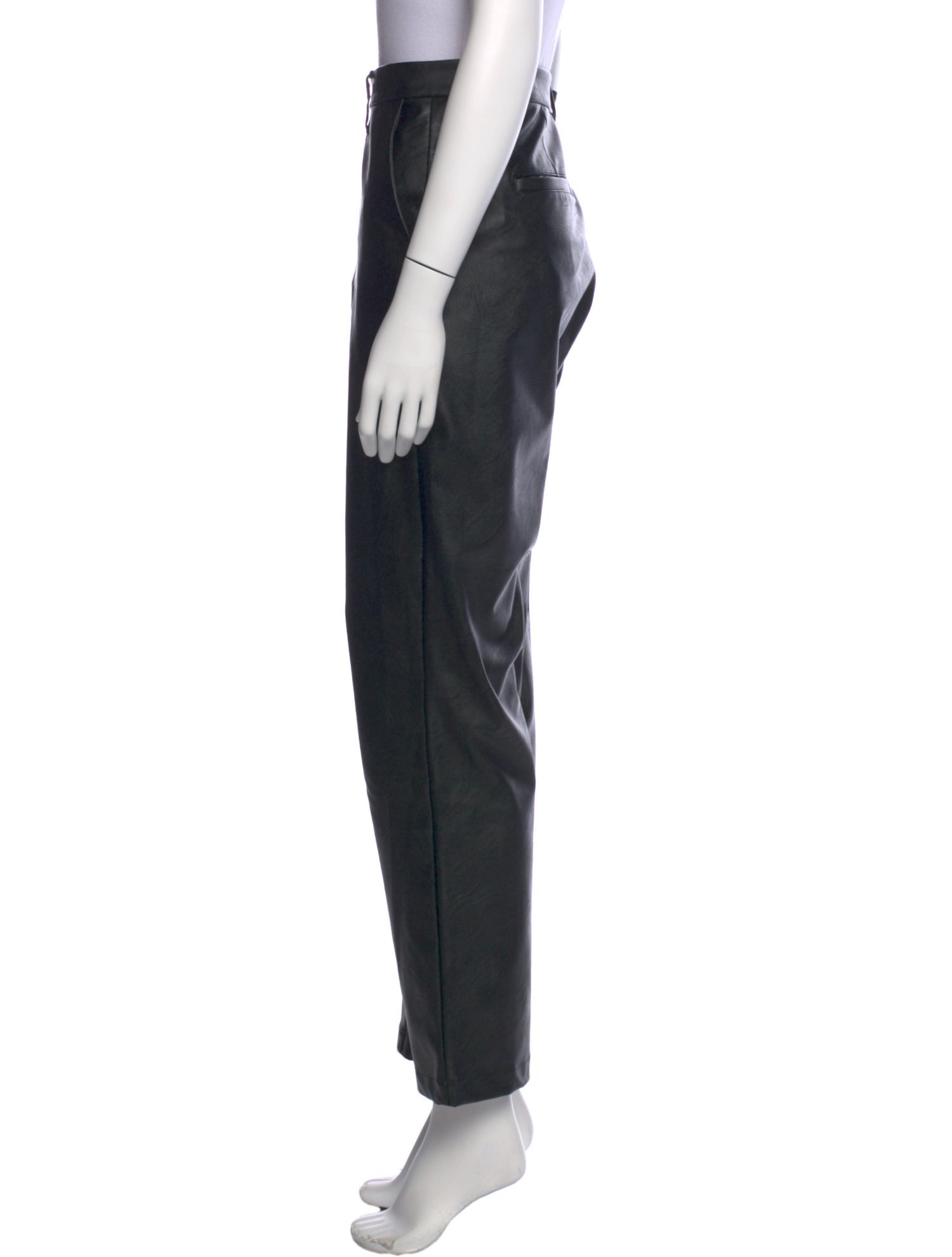 Favorite Daughter Faux Leather Straight Leg Pants