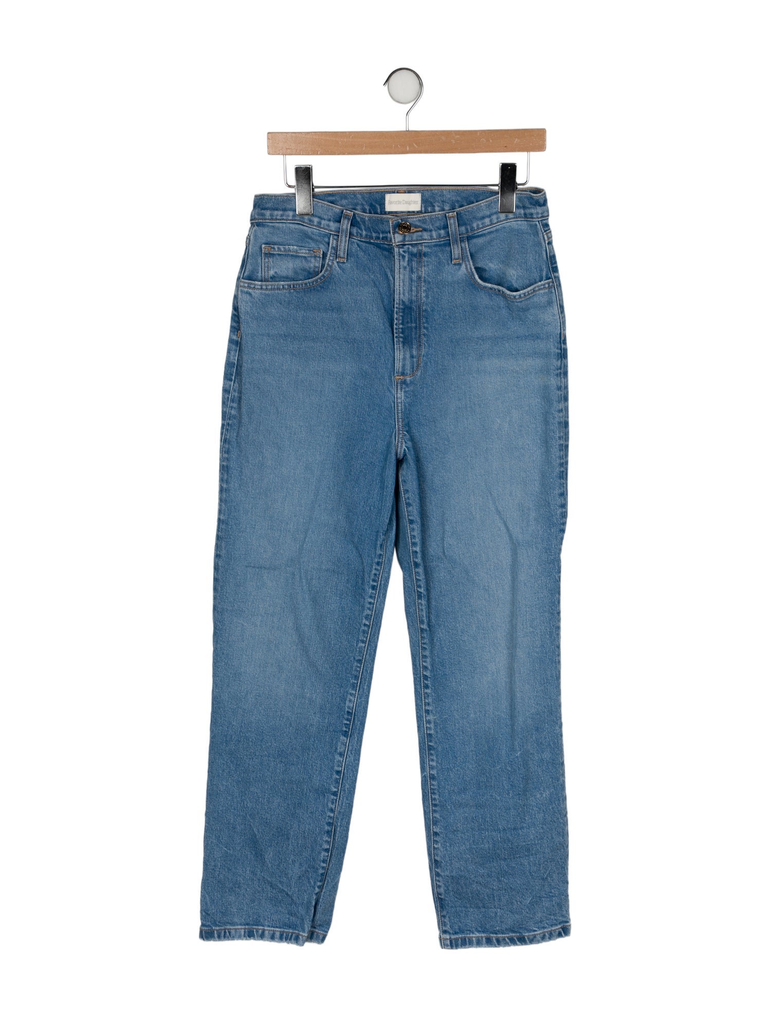 Favorite Daughter High-Rise Straight Leg Jeans