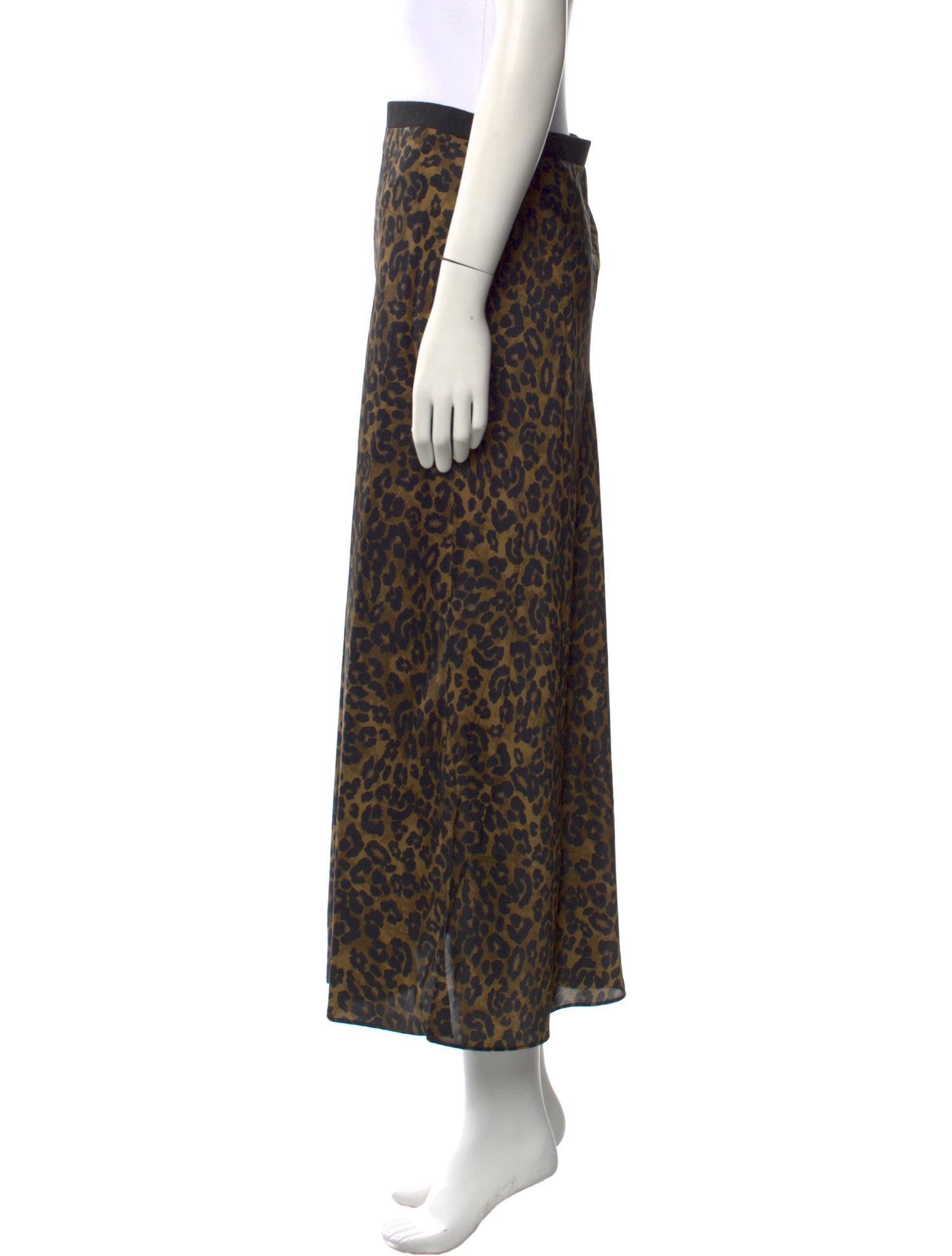 Favorite Daughter Animal Print Midi Length Skirt