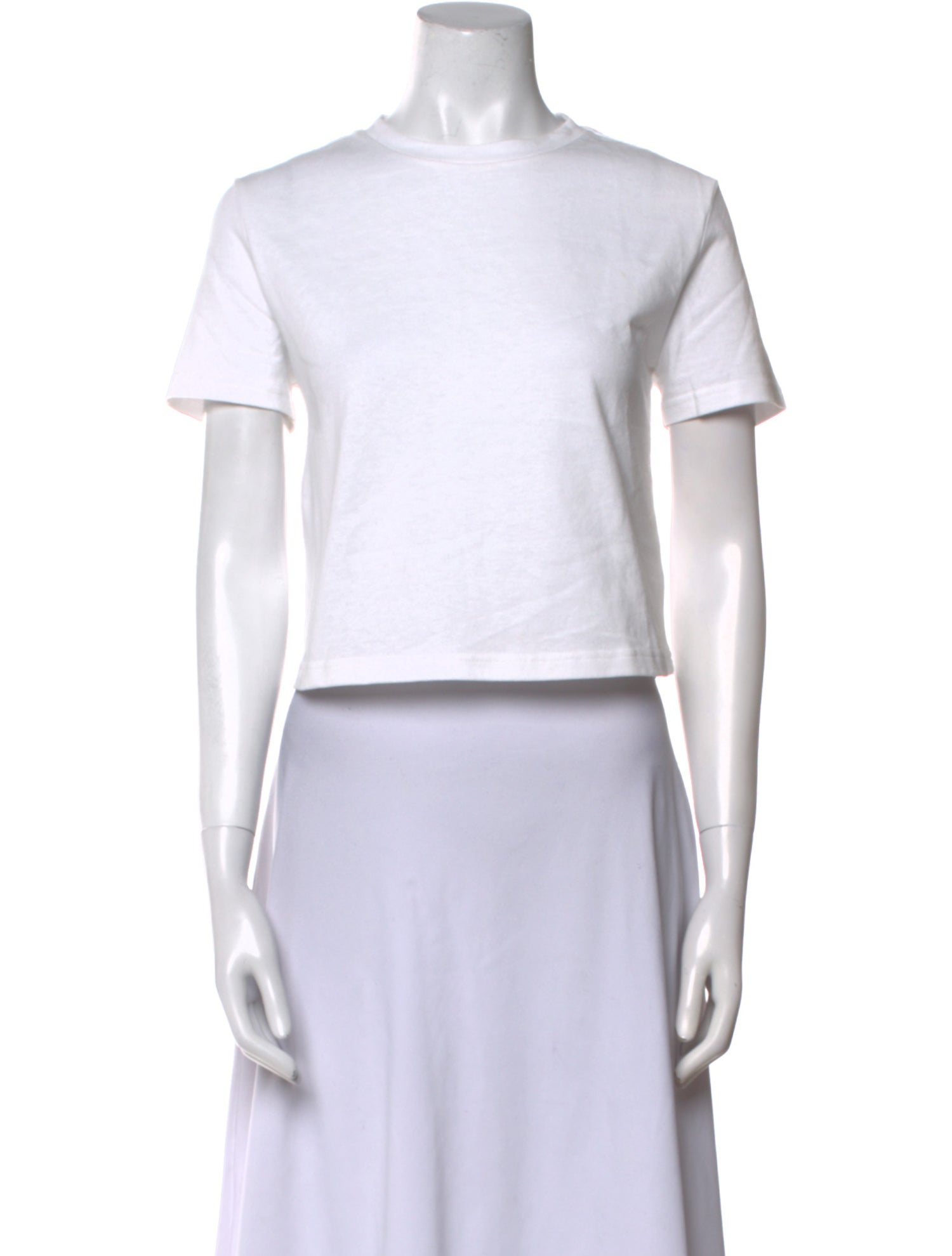 Favorite Daughter Crew Neck Short Sleeve Crop Top