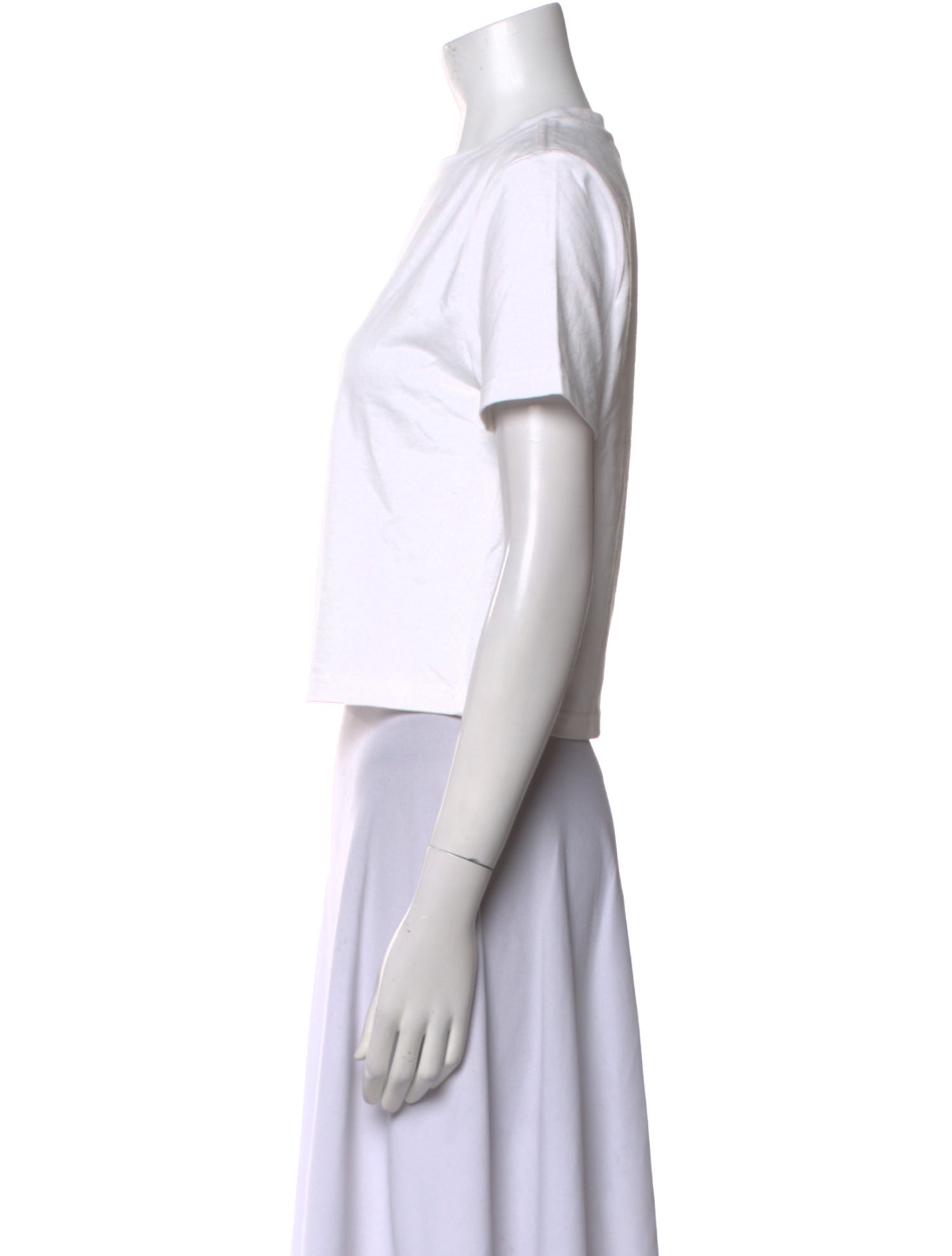 Favorite Daughter Crew Neck Short Sleeve Crop Top