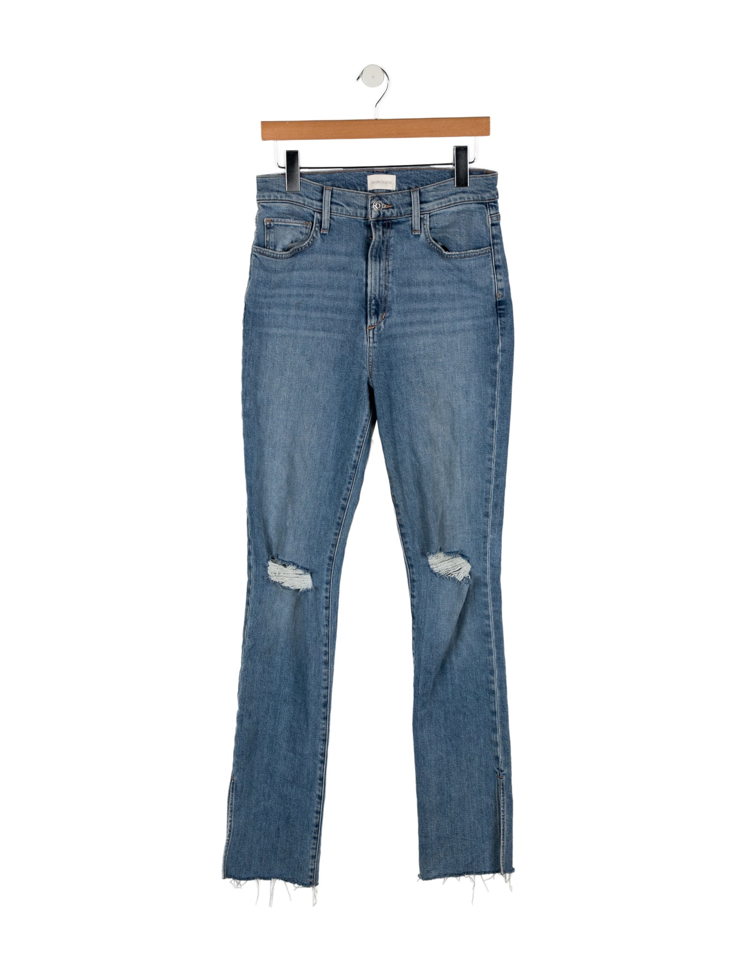 Favorite Daughter High-Rise Straight Leg Jeans