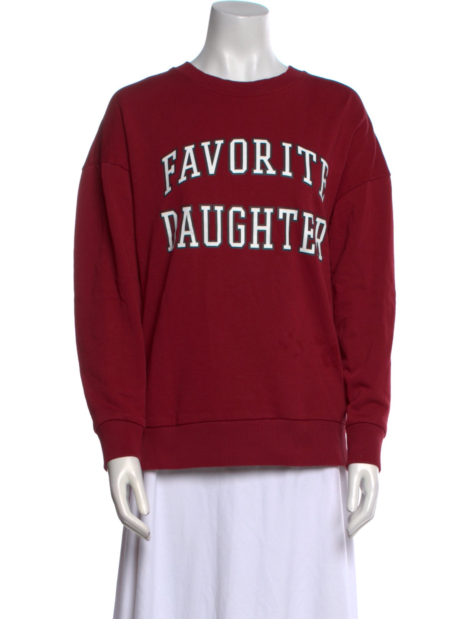 Favorite Daughter Graphic Print Crew Neck Sweater