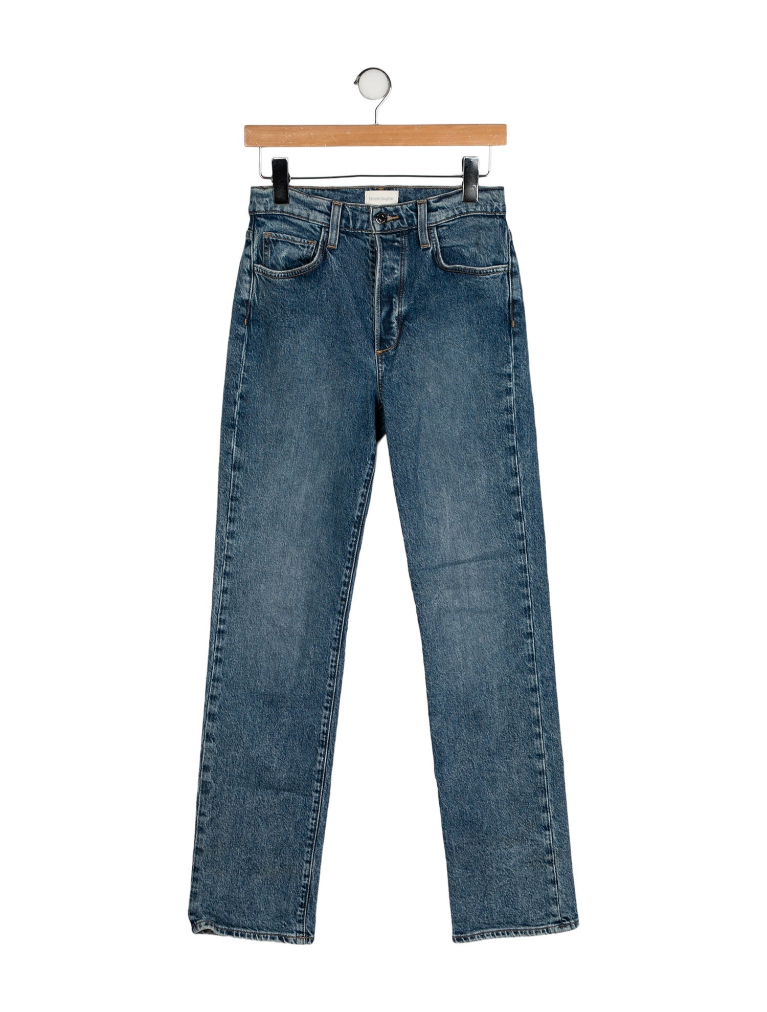 Favorite Daughter Mid-Rise Straight Leg Jeans