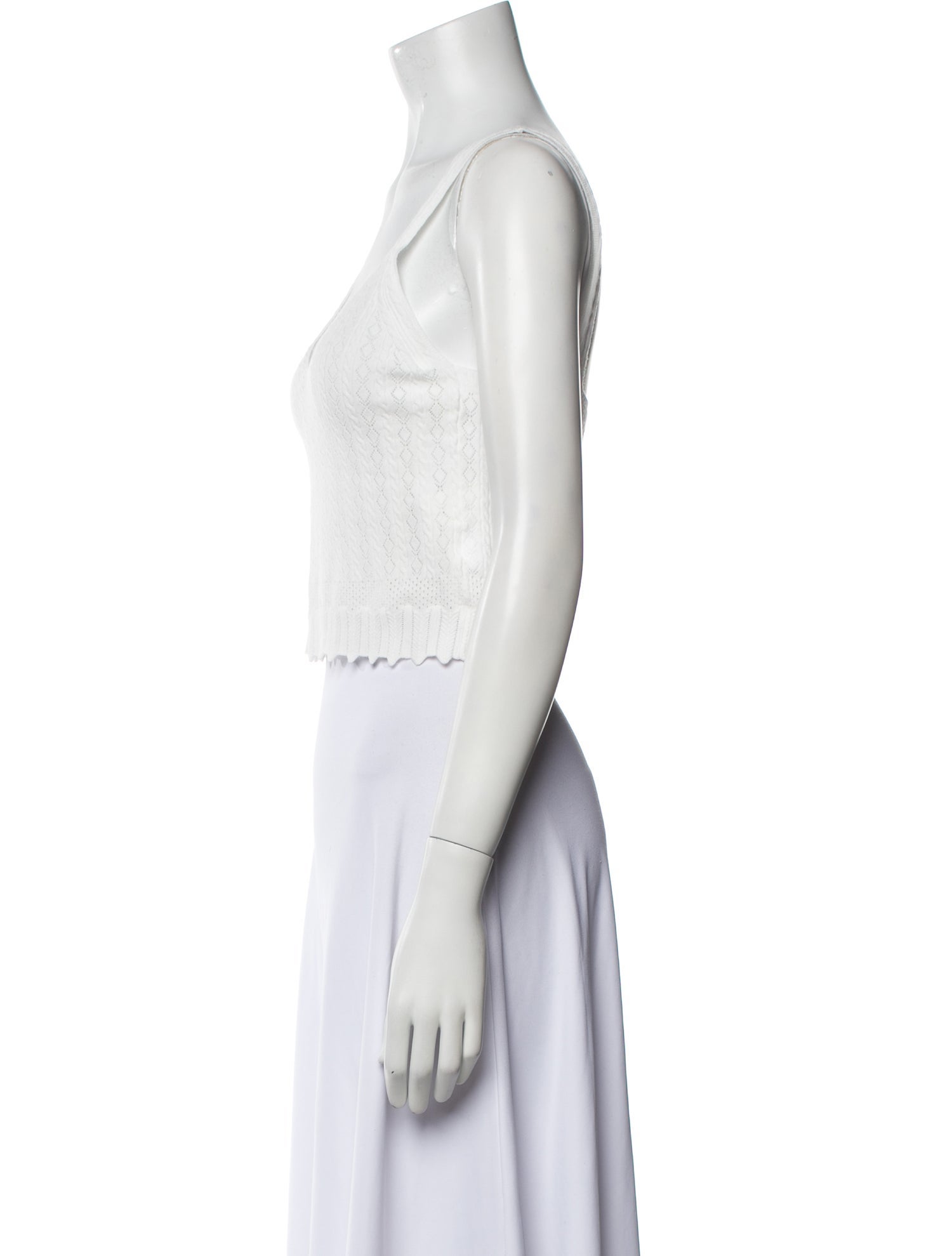 Favorite Daughter Scoop Neck Sleeveless Crop Top