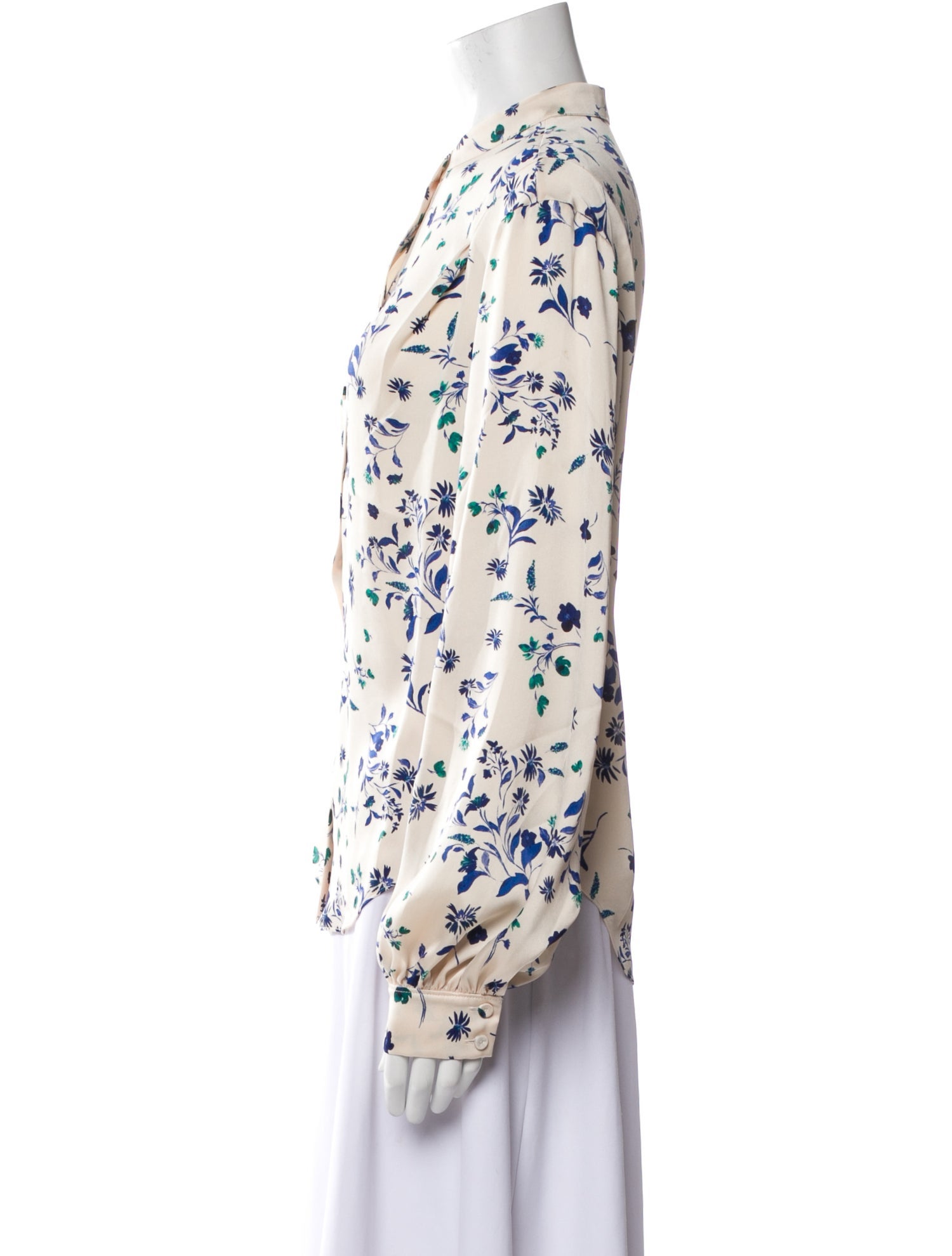 Favorite Daughter Floral Print Mock Neck Blouse w/ Tags