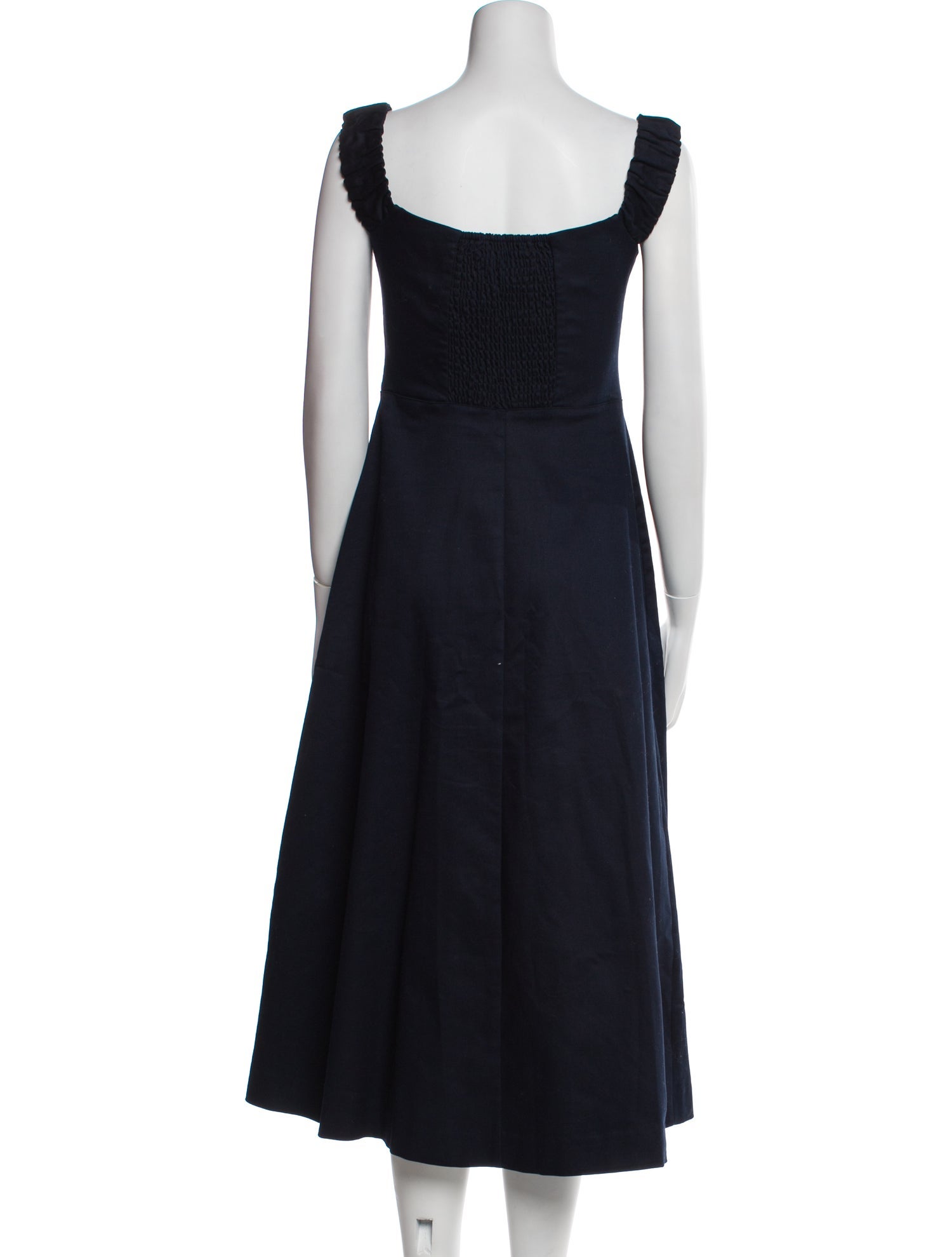 Favorite Daughter Square Neckline Midi Length Dress