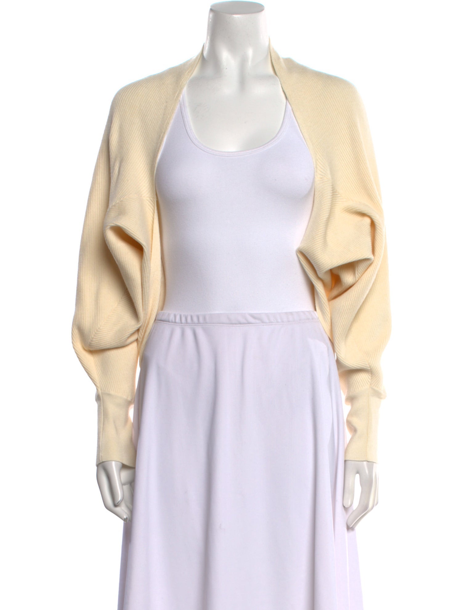 Favorite Daughter Scoop Neck Long Sleeve Crop Top