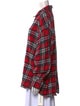 Favorite Daughter Plaid Print Long Sleeve Button-Up Top
