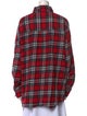 Favorite Daughter Plaid Print Long Sleeve Button-Up Top