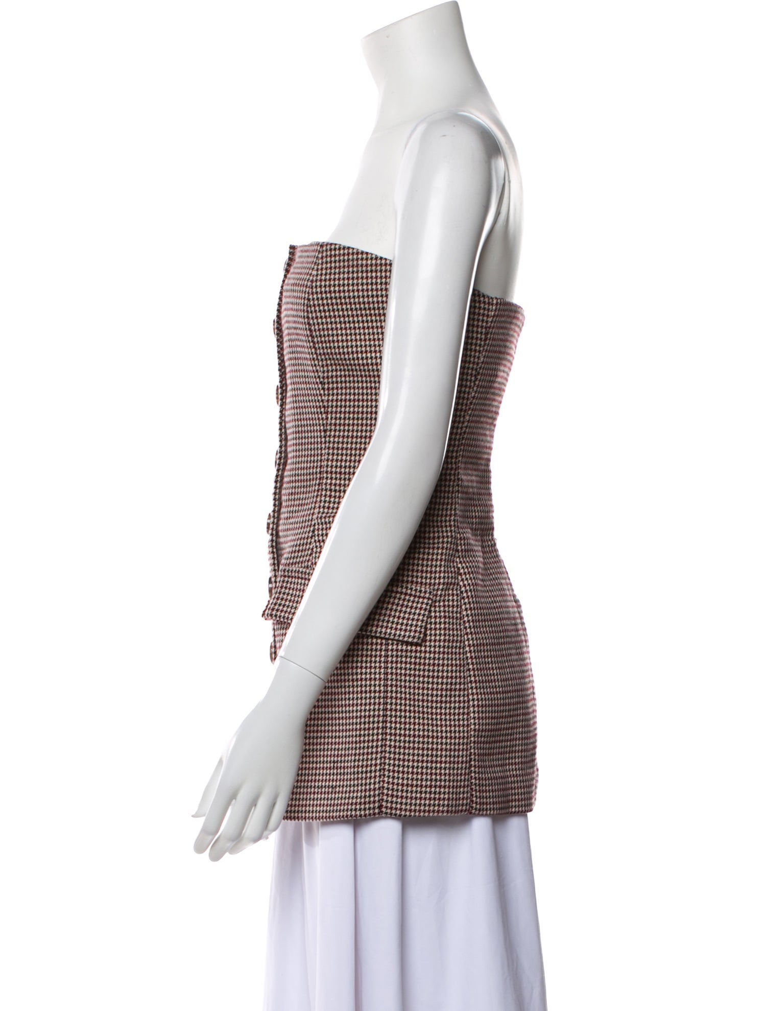 Favorite Daughter Printed Strapless Top